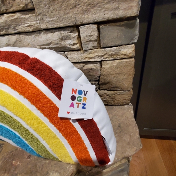 Gorgeous Rainbow Pillow-NWT - Picture 4 of 4